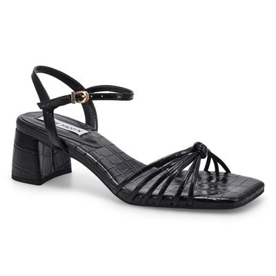 Escarpin JOYOUS, croco noir, femmes