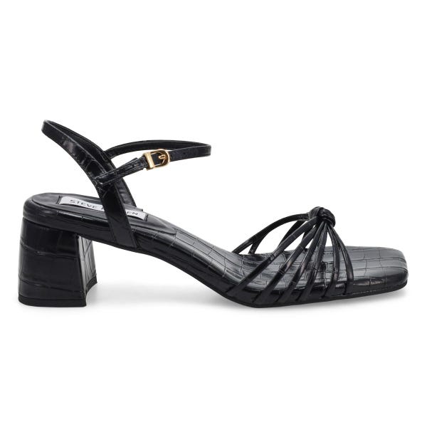 Escarpin JOYOUS, croco noir, femmes