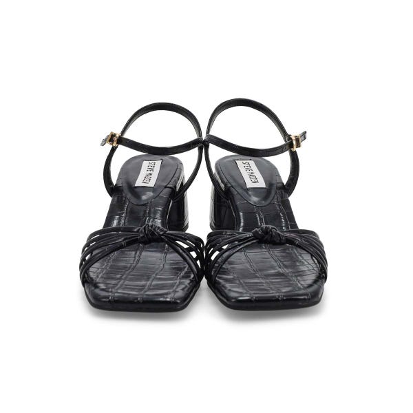 Escarpin JOYOUS, croco noir, femmes