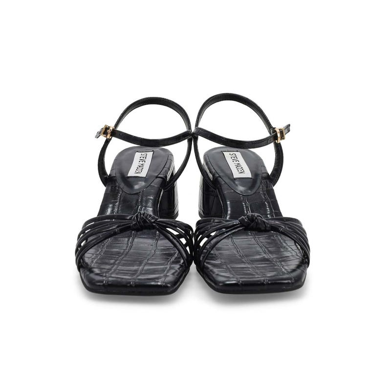 Escarpin JOYOUS, croco noir, femmes