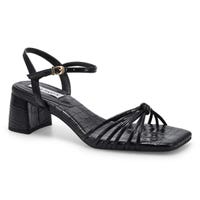 Escarpin JOYOUS, croco noir, femmes