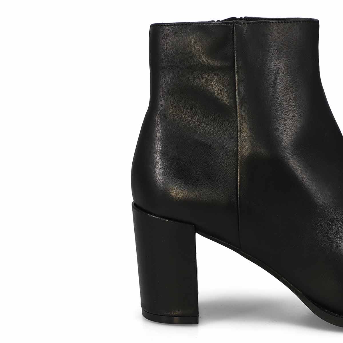 Bottine décontractée en cuir JOZIE, noir, femmes