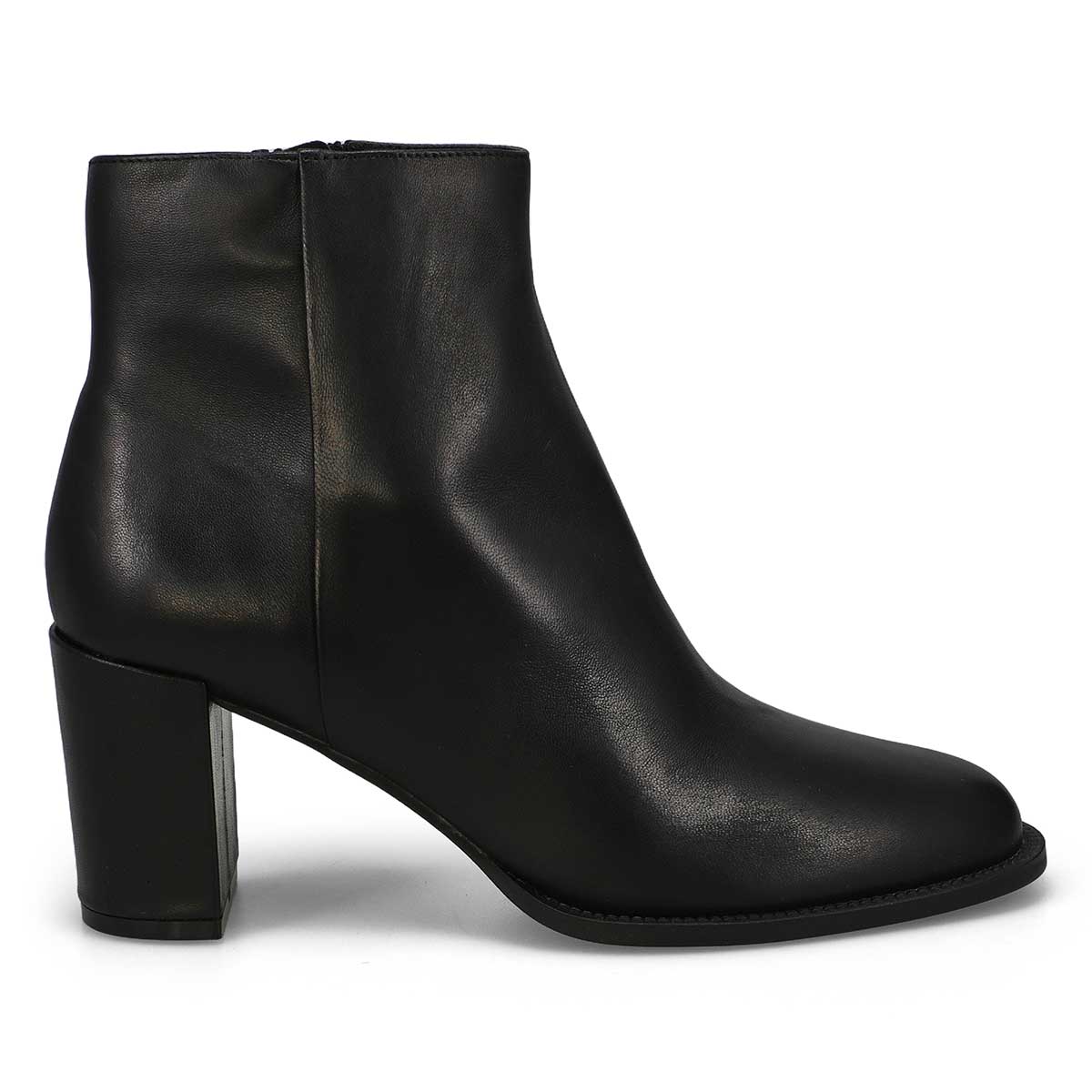 Bottine décontractée en cuir JOZIE, noir, femmes