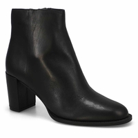 Bottine décontractée en cuir JOZIE, noir, femmes