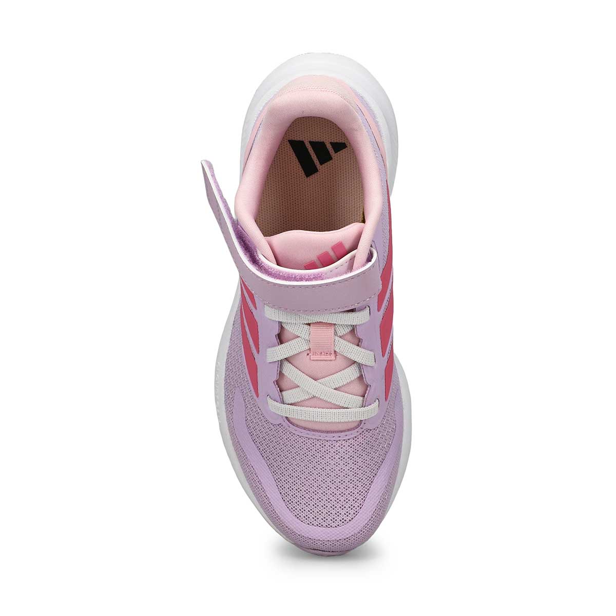 Girls'  Runfalcon 5 EL EL C Sneaker - Ice Lavender/White/Pink