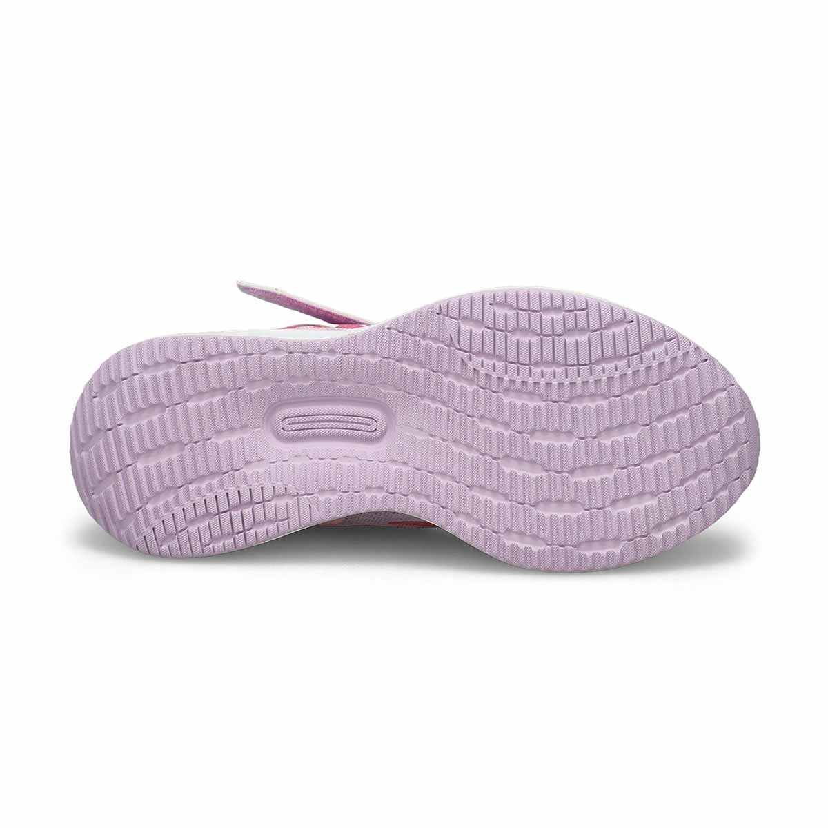 Girls'  Runfalcon 5 EL EL C Sneaker - Ice Lavender/White/Pink