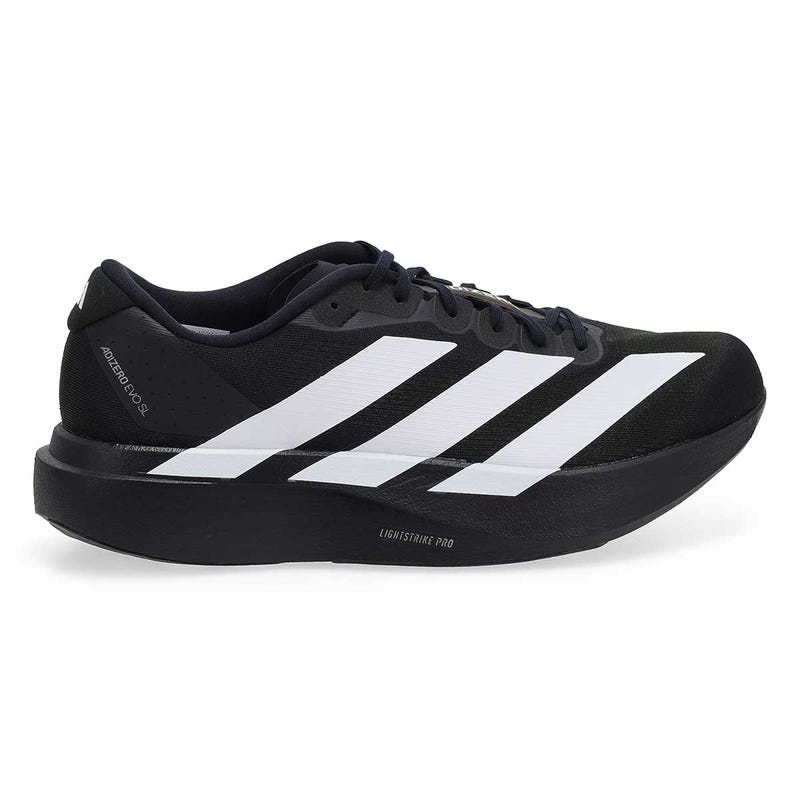 Baskets de performance ADIZERO EVO SL, noir/blanc/noir, hommes