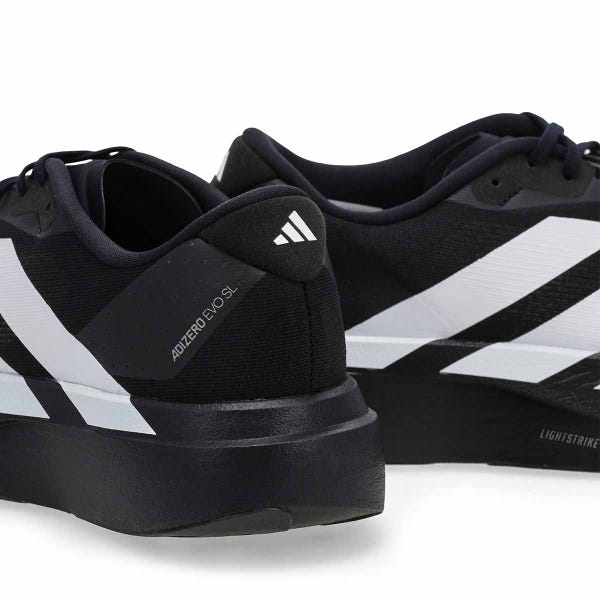 Baskets de performance ADIZERO EVO SL, noir/blanc/noir, hommes