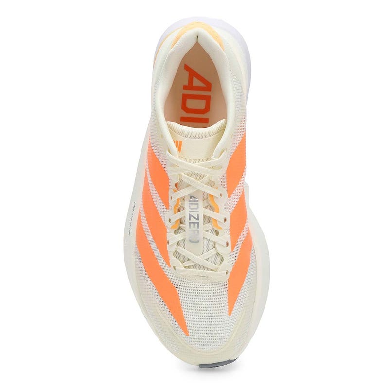 Baskets de performance ADIZERO BOSTON 13, blanc cassé/orange, femmes