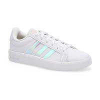 Baskets GRAND COURT 3.0 J, blanc/iridescent/presque rose, enfants