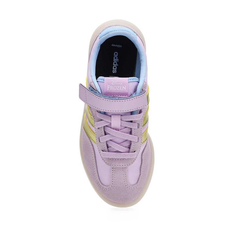 Kids'  Barreda Decode Elsa EL C Sneaker - Ice Lavender/Gold/Glow Blue
