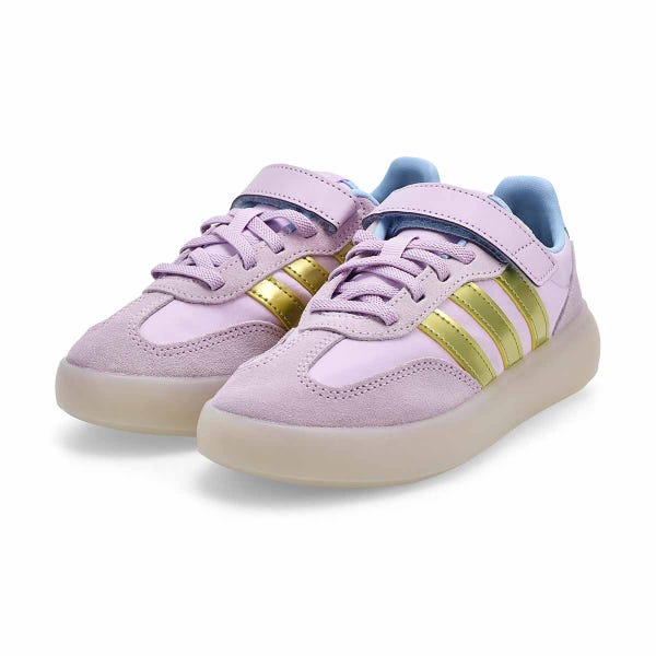 Kids'  Barreda Decode Elsa EL C Sneaker - Ice Lavender/Gold/Glow Blue