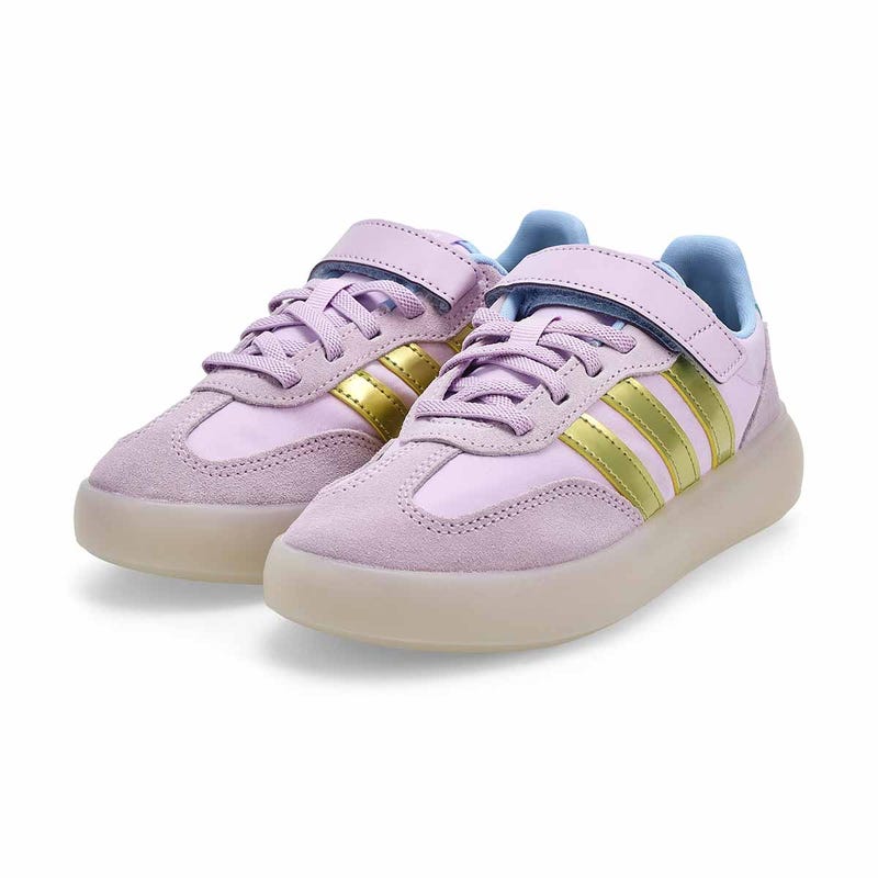 Kids'  Barreda Decode Elsa EL C Sneaker - Ice Lavender/Gold/Glow Blue