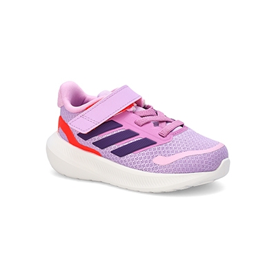Inf G RunFalcon 5 EL I Sneaker - Powder Plum/Aurora Plum/Lucid Red