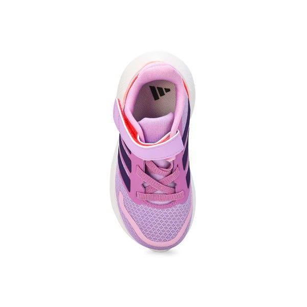 Baskets RUNFALCON 5 EL I, prune poudrée/prune aurore/rouge, bébés-F