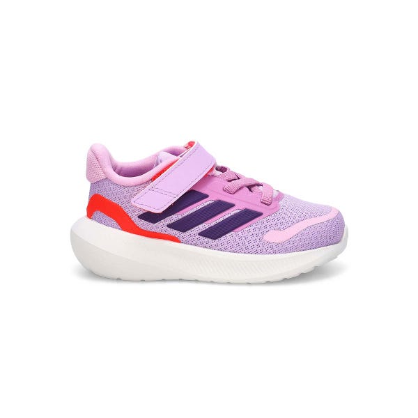 Baskets RUNFALCON 5 EL I, prune poudrée/prune aurore/rouge, bébés-F