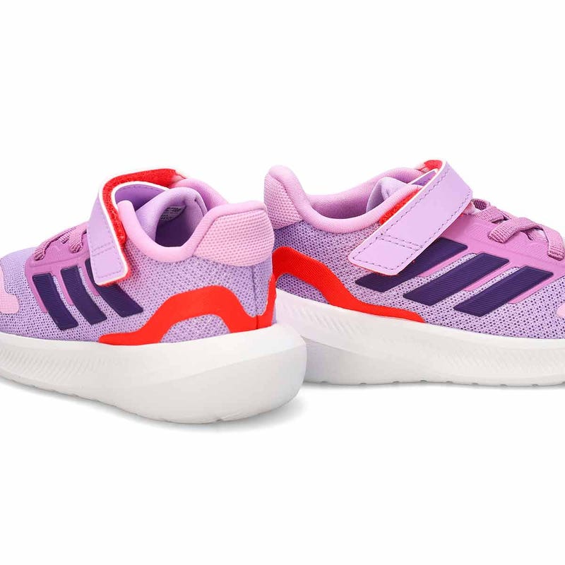 Baskets RUNFALCON 5 EL I, prune poudrée/prune aurore/rouge, bébés-F