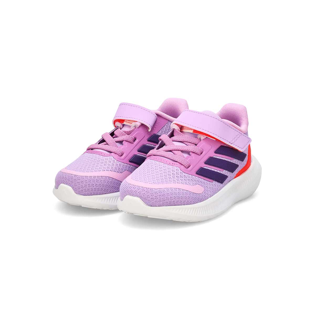 Infants'  G RunFalcon 5 EL I Sneaker - Powder Plum/Aurora Plum/Lucid Red