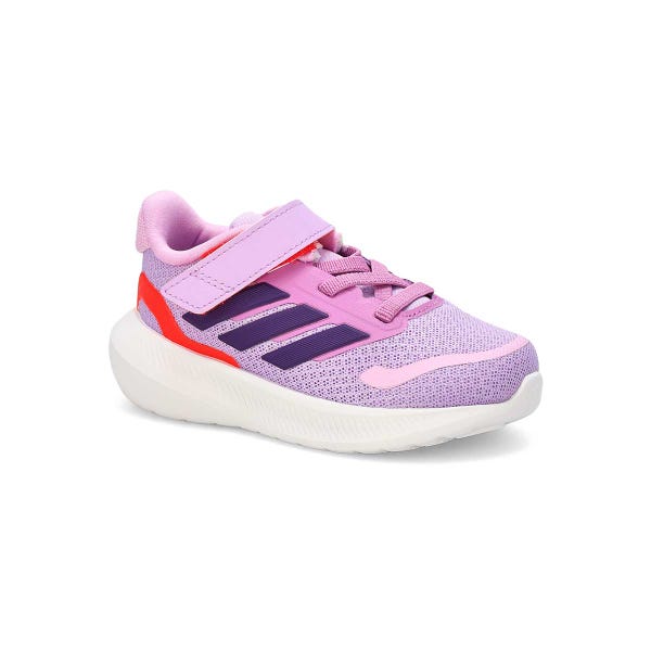 Baskets RUNFALCON 5 EL I, prune poudrée/prune aurore/rouge, bébés-F