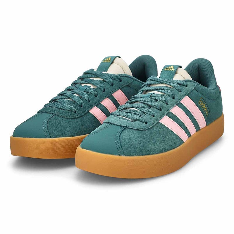 Women's  VL Court 3.0 Sneaker - Preloved Teal/Clear Pink/Gold