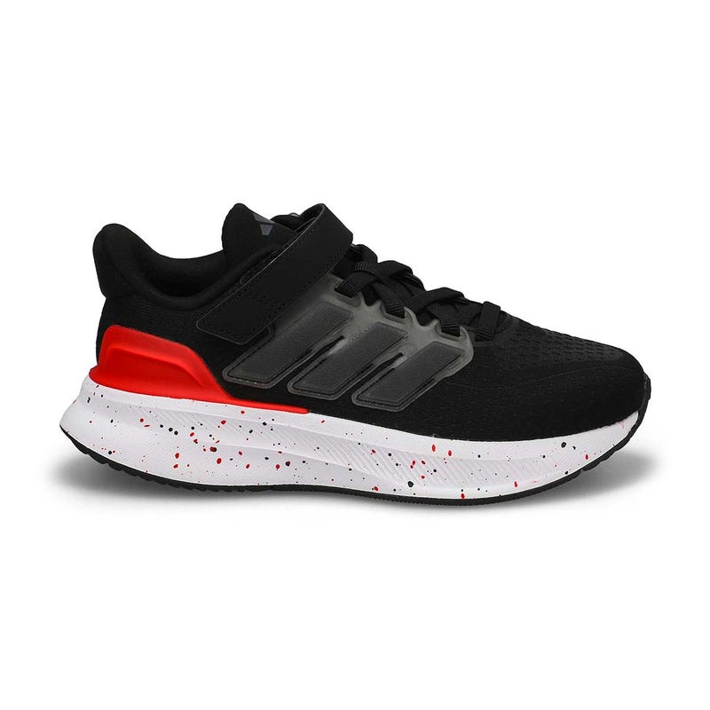 Kids'  UltraRun 5 EL C Sneaker - Black/Grey/Ruby