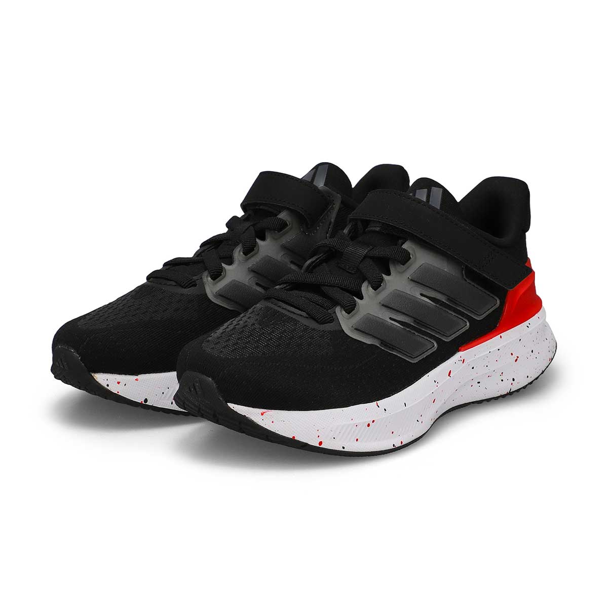 Kids'  UltraRun 5 EL C Sneaker - Black/Grey/Ruby