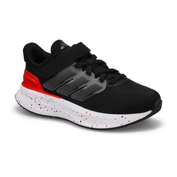 Kids'  UltraRun 5 EL C Sneaker - Black/Grey/Ruby