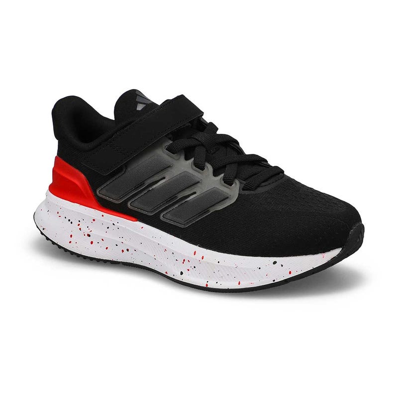 Kids'  UltraRun 5 EL C Sneaker - Black/Grey/Ruby