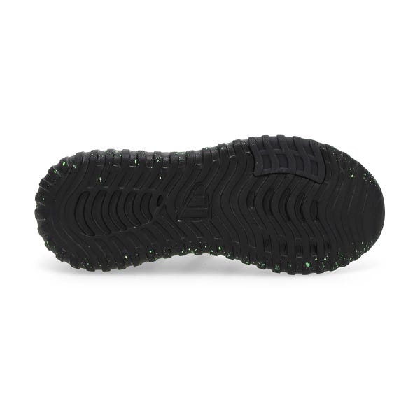 Kids'  Kaptir 4.0 K Sneaker - Black/Lime Burst/White