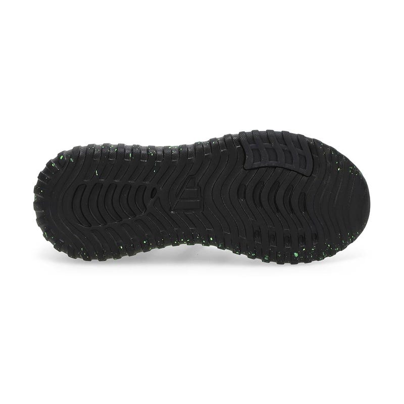 Kids'  Kaptir 4.0 K Sneaker - Black/Lime Burst/White