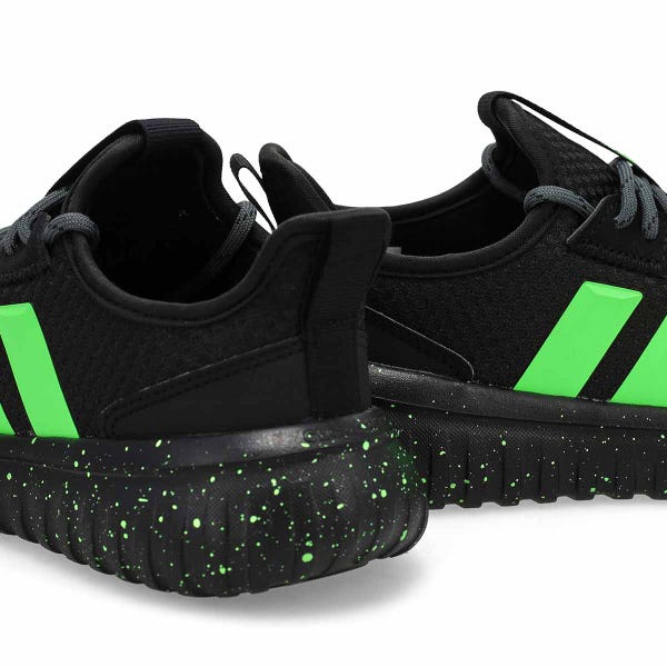 Kids'  Kaptir 4.0 K Sneaker - Black/Lime Burst/White