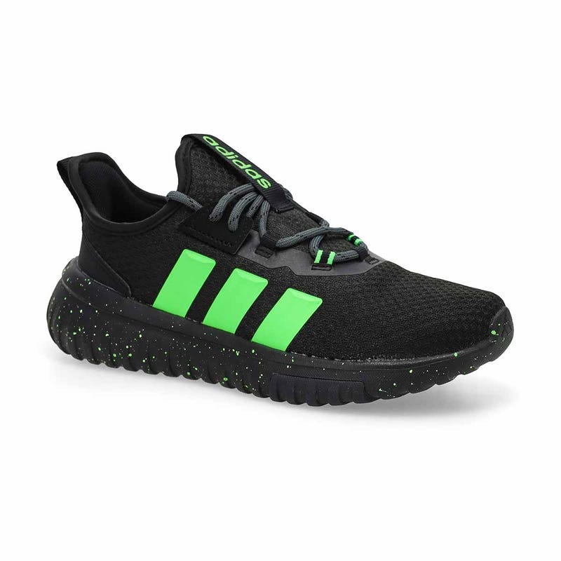 Kids'  Kaptir 4.0 K Sneaker - Black/Lime Burst/White