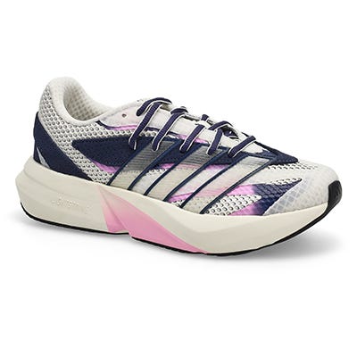 Lds Light Blaze Lace Up Sneaker - Off White/Bliss Lilac