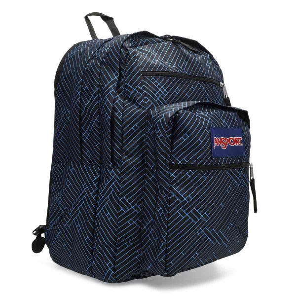 Jansport Big Student Backpack - Team Stripes Black