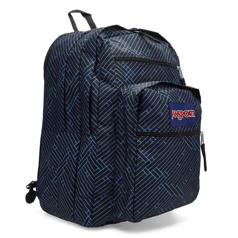 Jansport Big Student Backpack - Team Stripes Black