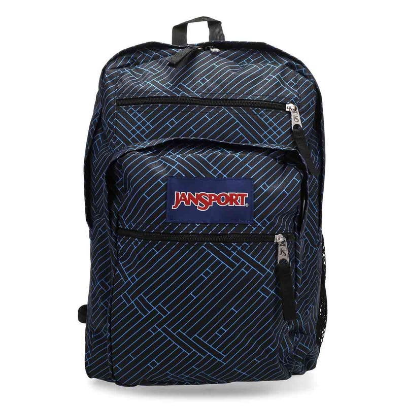 Jansport Big Student Backpack - Team Stripes Black