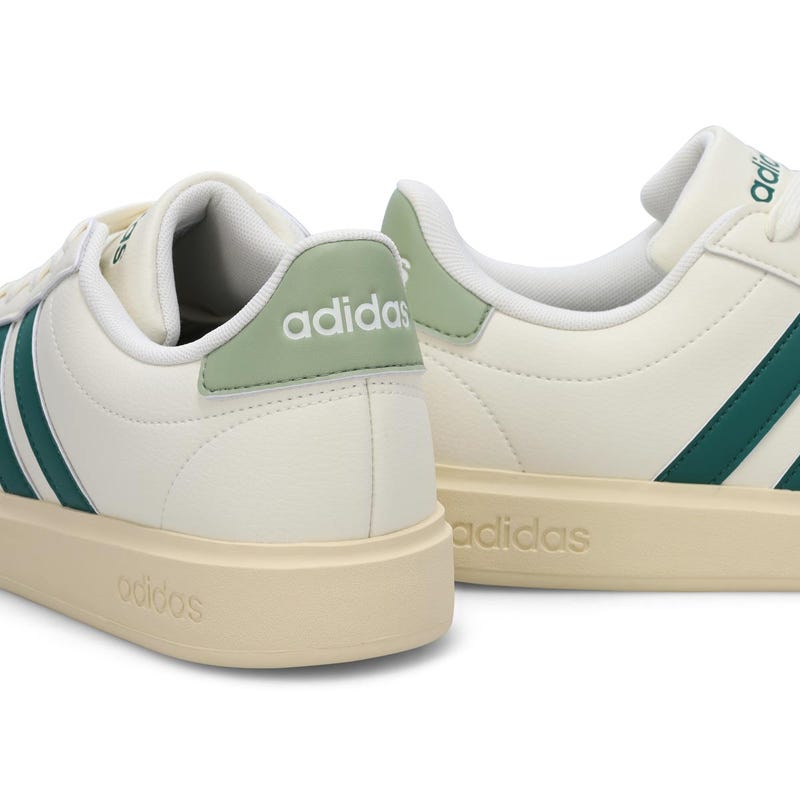 Men's Grand Court 2.0 Lace Up Sneaker - Off White/Collegiate Green/Tent Green