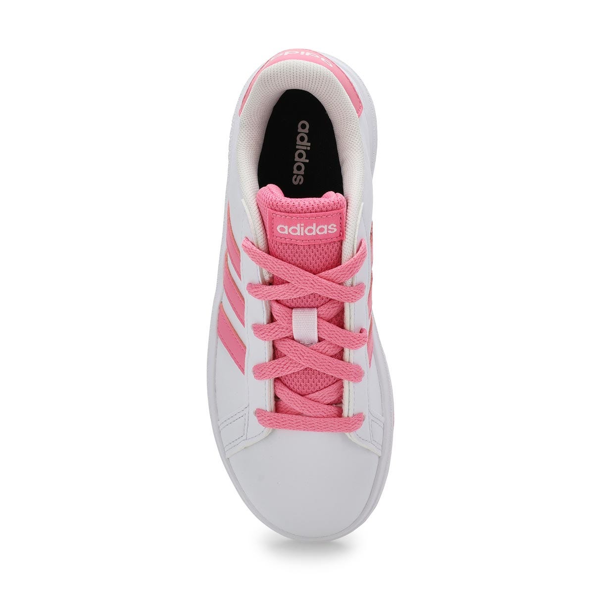 Baskets GRAND COURT 2.0 K, blanc/rose/noir, enfants