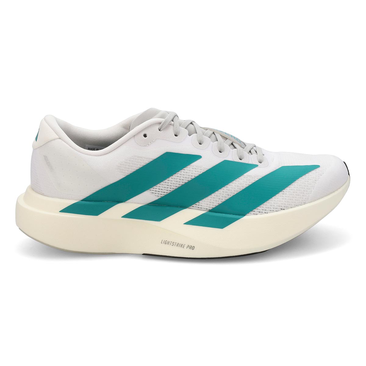 Women's  Adizero EVO SL Performance Sneaker - White/Teal/ Grey