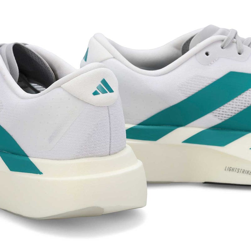 Women's  Adizero EVO SL Performance Sneaker - White/Teal/ Grey