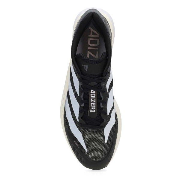 Baskets de performance ADIZERO BOSTON 13, noir/blanc/gris cinq, hommes