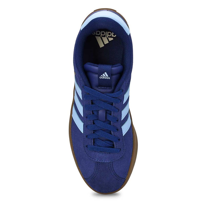 Women's VL Court 3.0 Lace Up Sneaker - Dark Blue/Glow Blue/White
