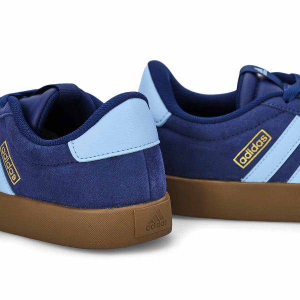 Women's VL Court 3.0 Lace Up Sneaker - Dark Blue/Glow Blue/White