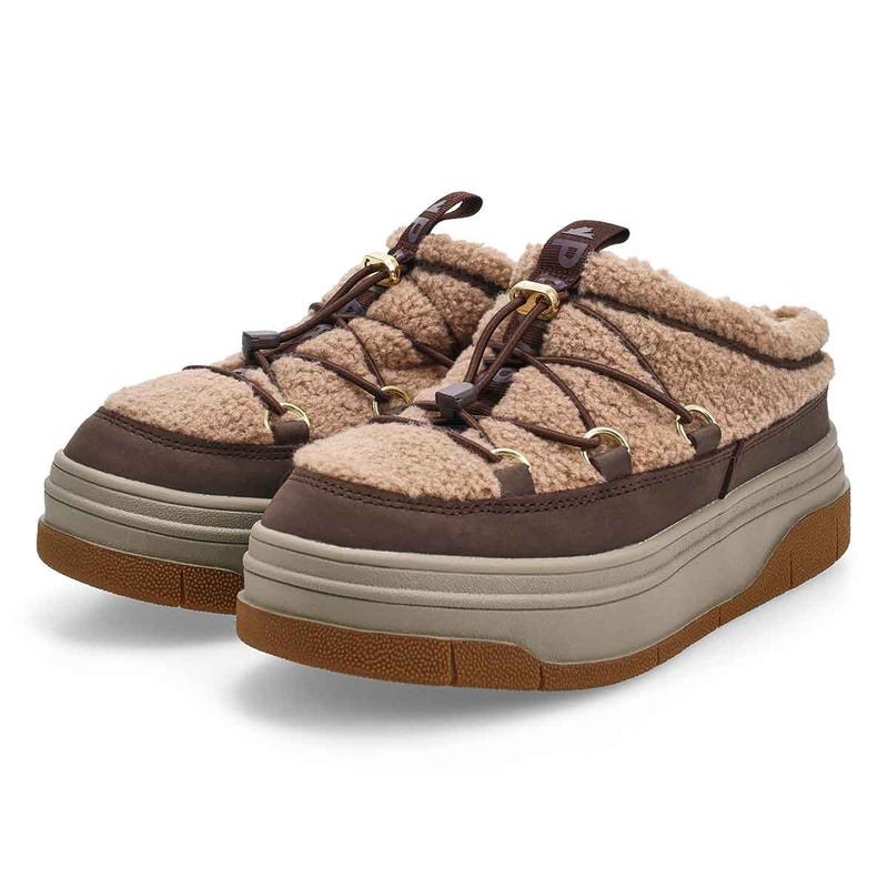 Women's Jules Waterproof Platform Clog - Dark Brown/Taupe