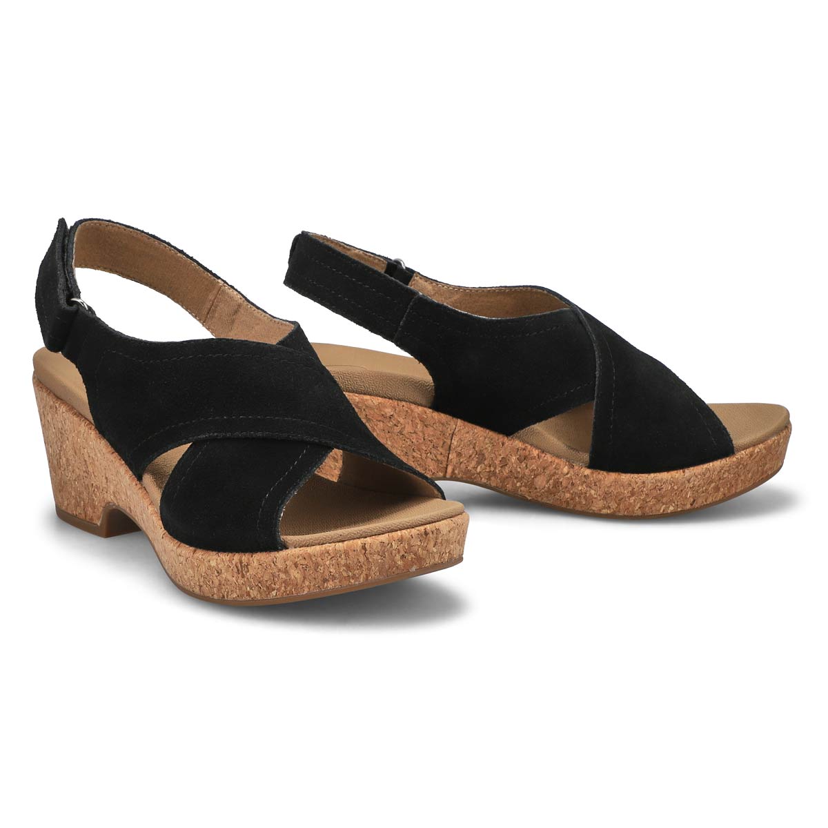 Women's Julie Wedge Sandal - Black