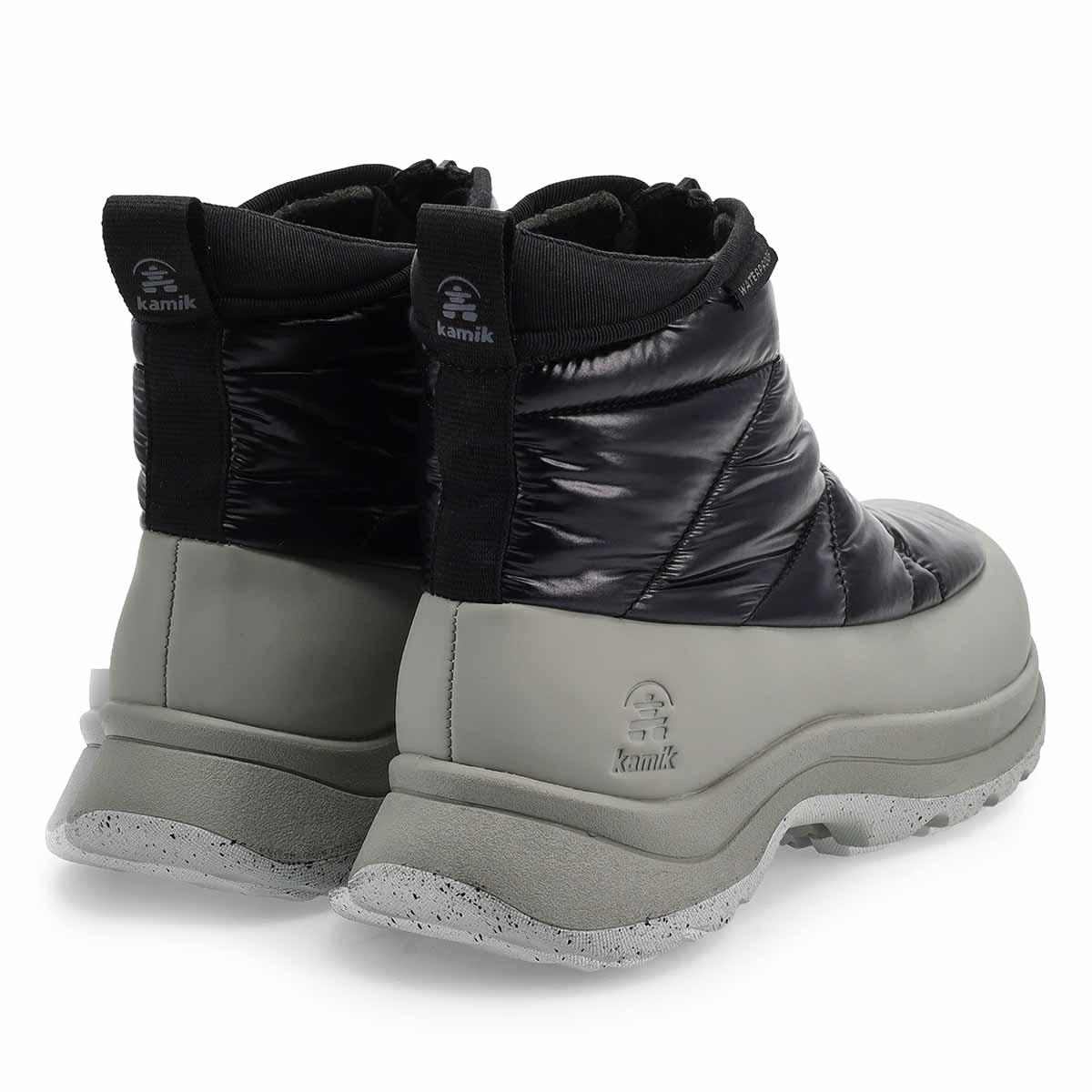Botte d'hiver imperméable JUNOZIP, noir, femmes