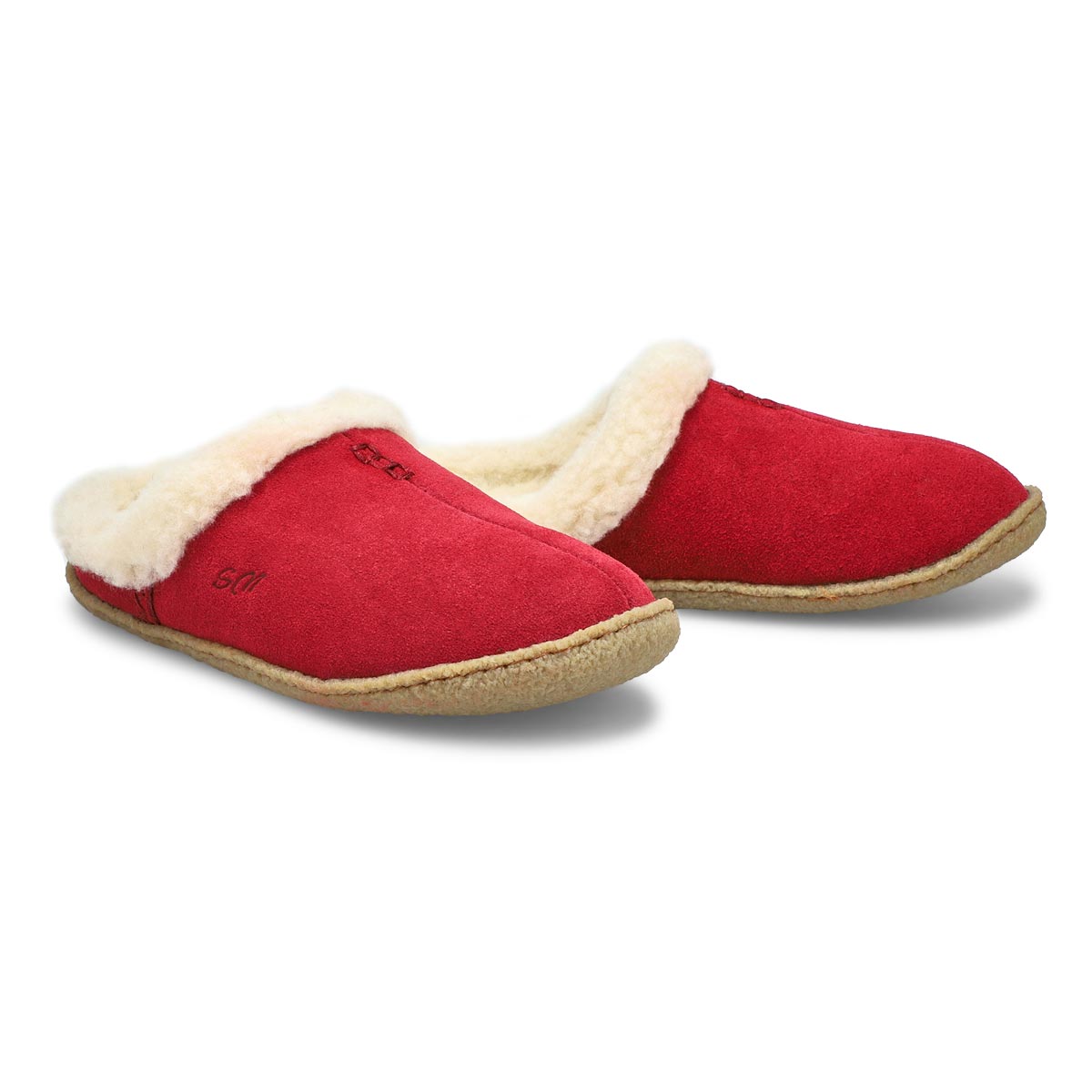 Women's Jupiter Open Back Slipper - Burgundy