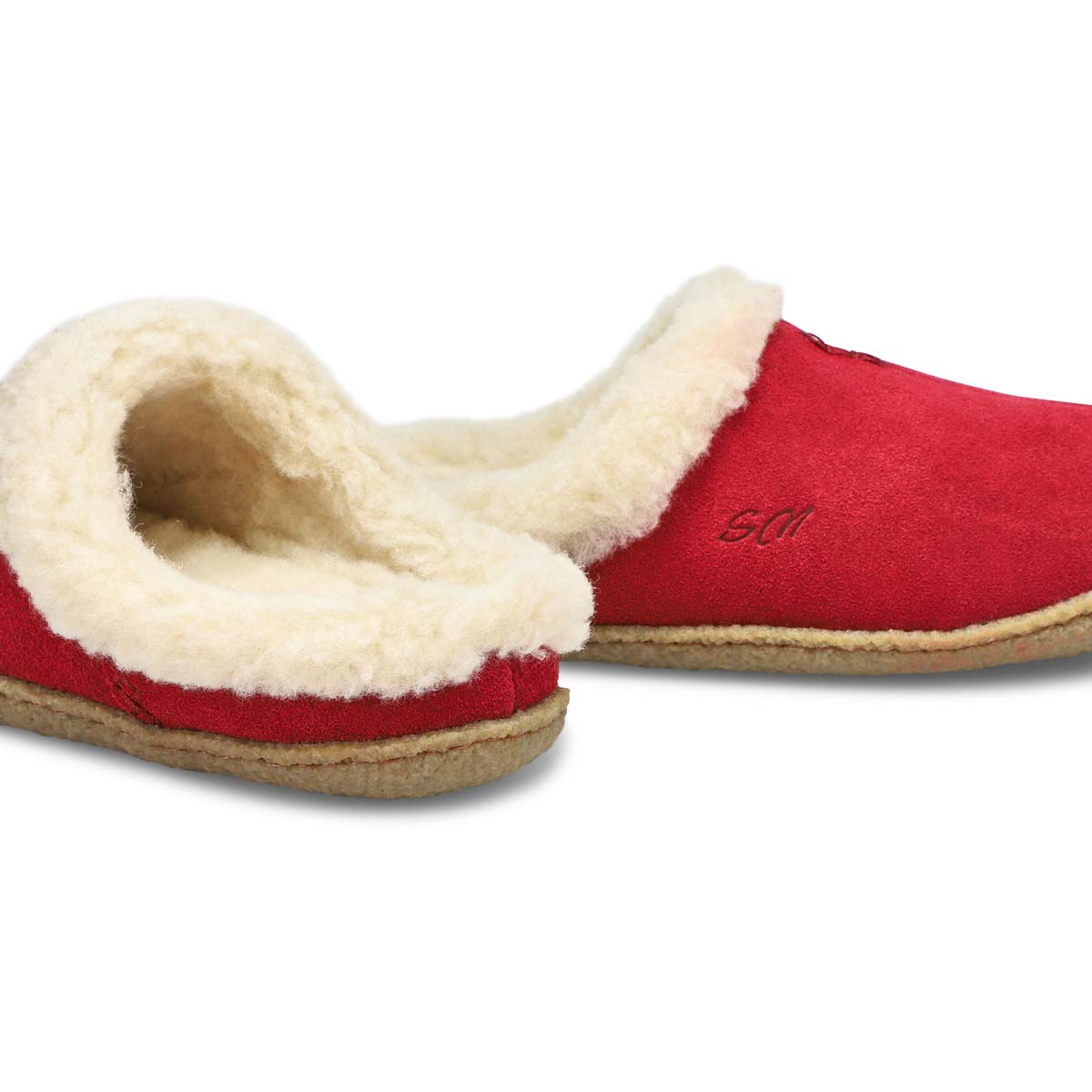 Women's Jupiter Open Back Slipper - Burgundy