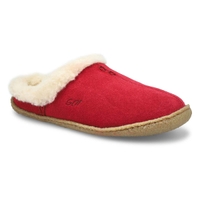 Women's Jupiter Open Back Slipper - Burgundy