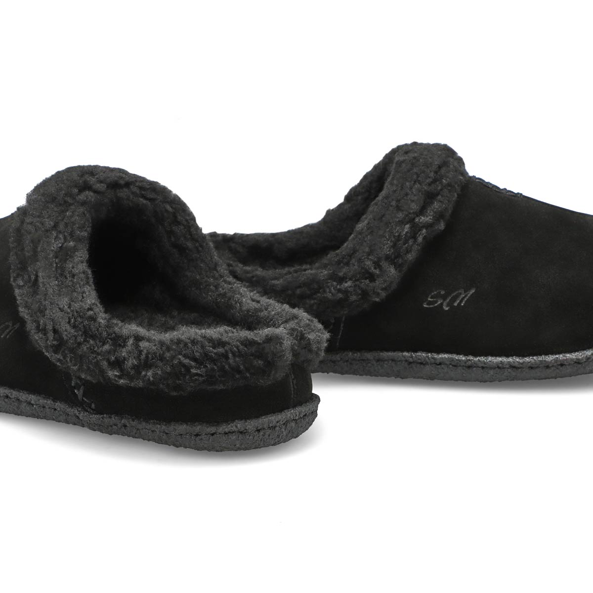 Women's Jupiter Open Back Slipper - Black/Black